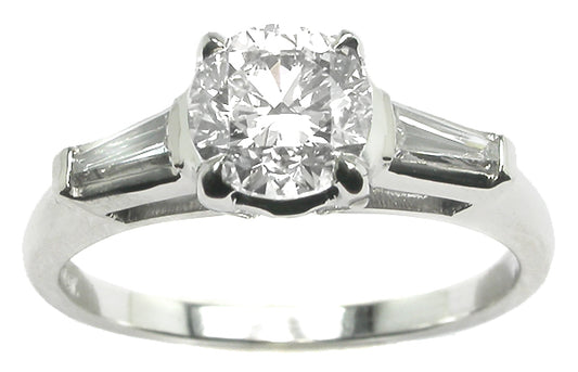 1.01ct Diamond Platinum Engagement Ring