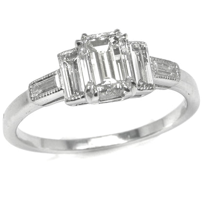 1.01ct Diamond Platinum Engagement Ring