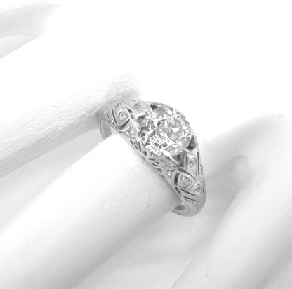 1.01ct Diamond Platinum Engagement Ring