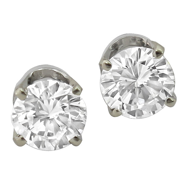 1.01ct Diamond Stud Earrings