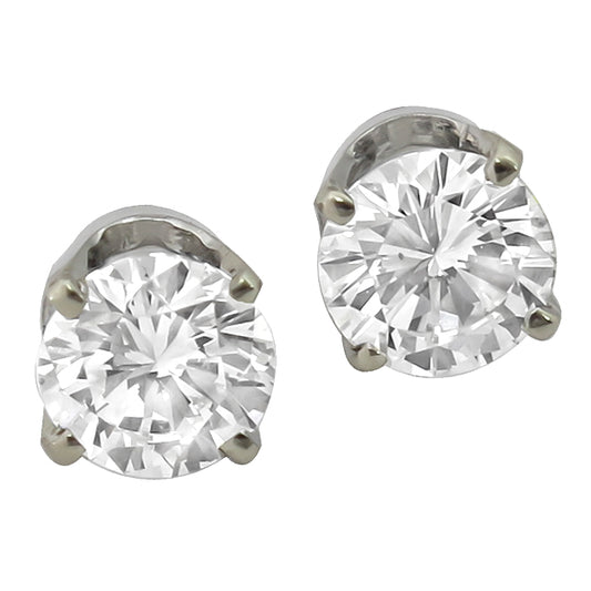 1.01ct Diamond Stud Earrings