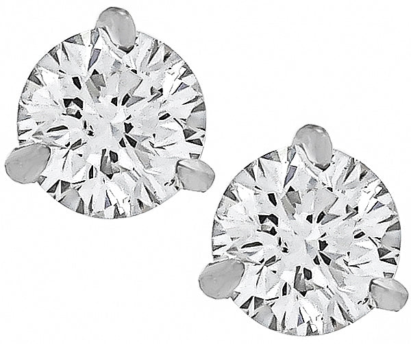 1.01ct Diamond Stud Earrings