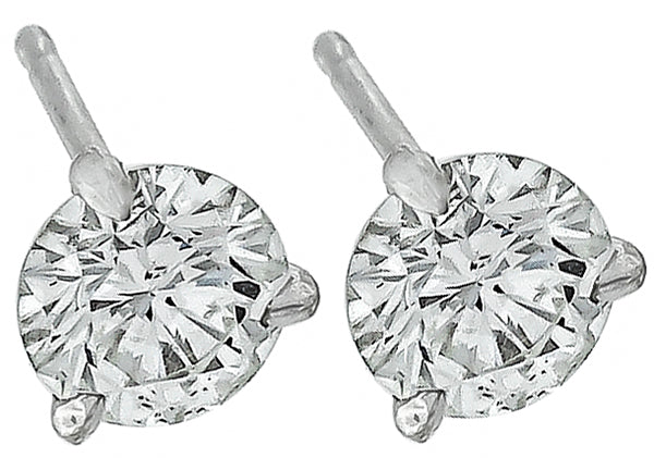 1.01ct Diamond Stud Earrings