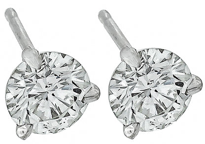 1.01ct Diamond Stud Earrings