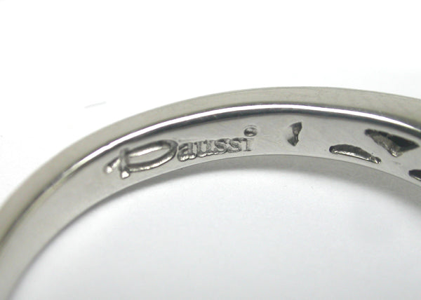 1.02ct Asscher Cut Diamond Platinum Engagement Ring