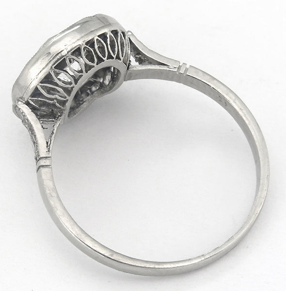 1.02ct Diamond 0.60ct Sapphire Engagement Ring