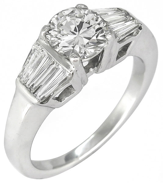 1.02ct Diamond 14k Gold Engagement Ring