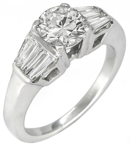 1.02ct Diamond 14k Gold Engagement Ring