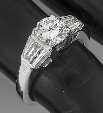 1.02ct Diamond 14k Gold Engagement Ring