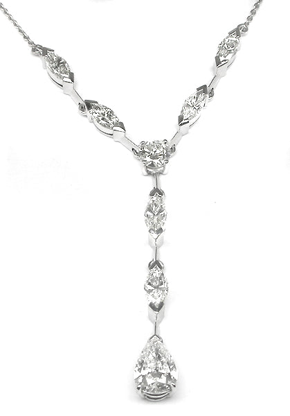 1.02ct Pear Diamond 14k Gold  Necklace