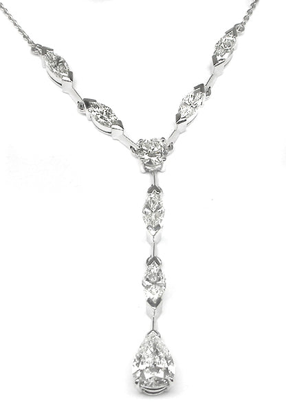 1.02ct Pear Diamond 14k Gold  Necklace