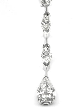 1.02ct Pear Diamond 14k Gold  Necklace