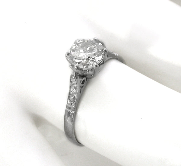 1.03ct Old European   Diamond Engagement Ring