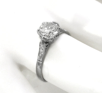 1.03ct Old European   Diamond Engagement Ring
