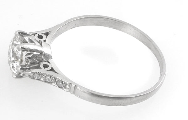 1.03ct Old European   Diamond Engagement Ring