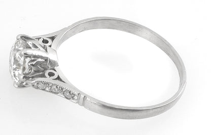 1.03ct Old European   Diamond Engagement Ring