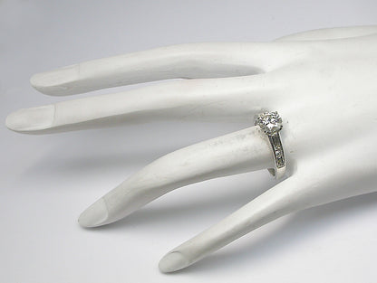 1.04ct Diamond Platinum Engagement Ring