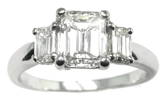 1.04ct Diamond Platinum Engagement Ring