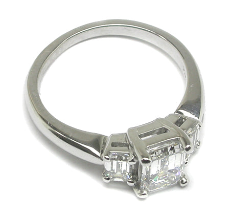 1.04ct Diamond Platinum Engagement Ring