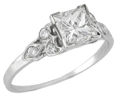 1.05ct Diamond Platinum Engagement Ring