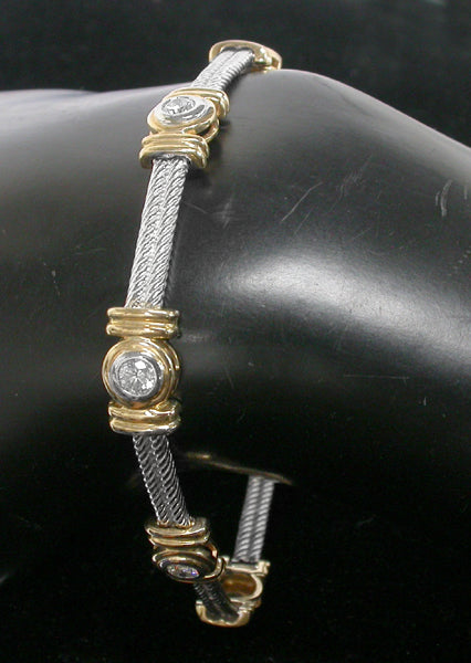 1.05ctDiamond  Gold Bracelet