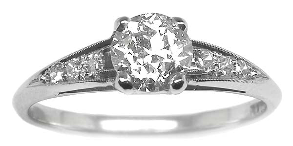 1.06ct Diamond Platinum Engagement Ring