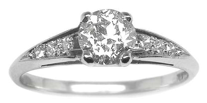 1.06ct Diamond Platinum Engagement Ring