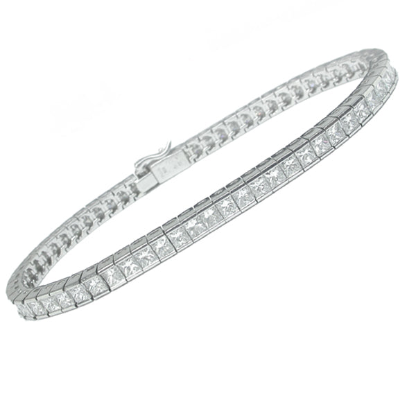 10ct Diamond Platinum Tennis Bracelet