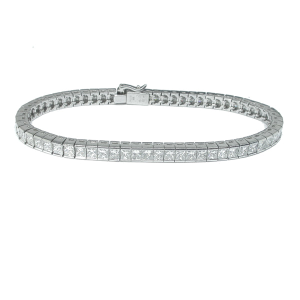 10ct Diamond Platinum Tennis Bracelet