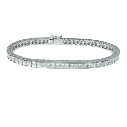10ct Diamond Platinum Tennis Bracelet
