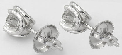 1.10ct Diamond 14k Gold Stud Earrings
