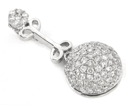 1.10ct Diamond Bombe Pendant