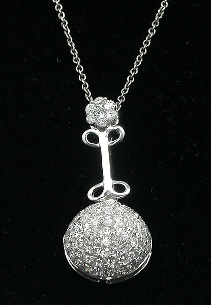1.10ct Diamond Bombe Pendant