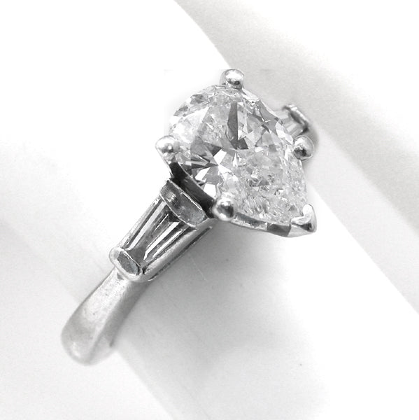 1.11ct  Diamond Platinum Engagement Ring