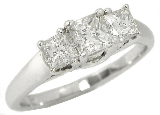 1.12ct Diamond Platinum Ring