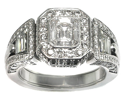 1.13ct Diamond Platinum Engagement Ring