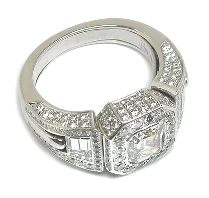 1.13ct Diamond Platinum Engagement Ring