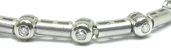 1.15ct Diamond 14k White Gold Bracelet