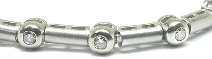 1.15ct Diamond 14k White Gold Bracelet