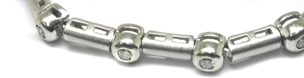 1.15ct Diamond 14k White Gold Bracelet