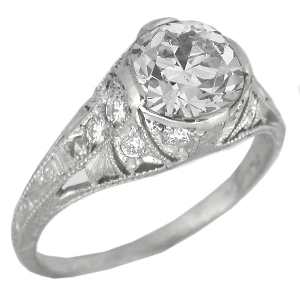 1.15ct Diamond Platinum Engagement Ring
