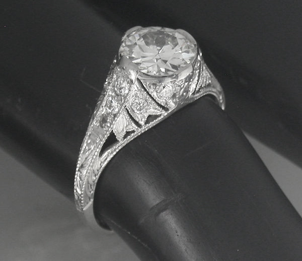 1.15ct Diamond Platinum Engagement Ring