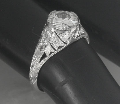 1.15ct Diamond Platinum Engagement Ring