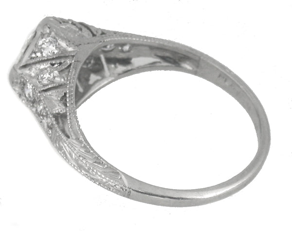 1.15ct Diamond Platinum Engagement Ring