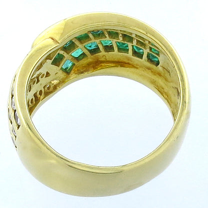 1.15ct Emerald 0.80ct Diamond Ring