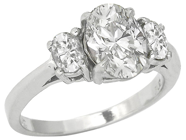 1.16ct Diamond Platinum Engagement Ring