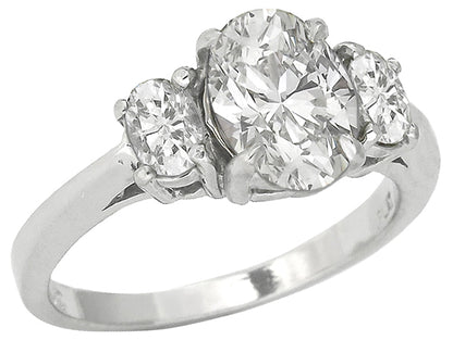 1.16ct Diamond Platinum Engagement Ring