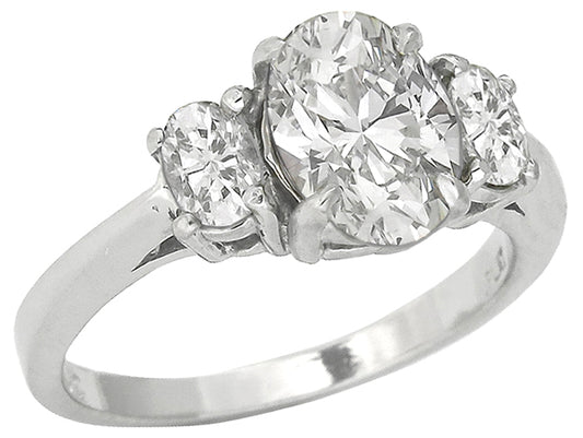 1.16ct Diamond Platinum Engagement Ring