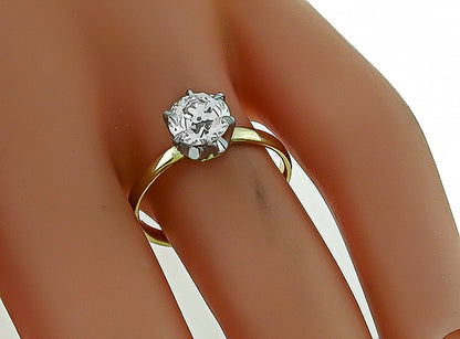 1.16ct Diamond Solitaire Engagement Ring