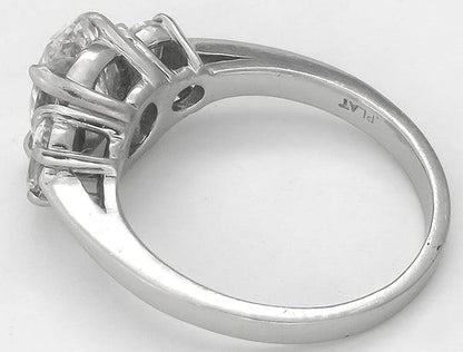 GIA Certified 1.16ct Diamond Platinum Engagement Ring